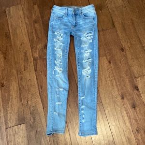 American Eagle super stretch jeans